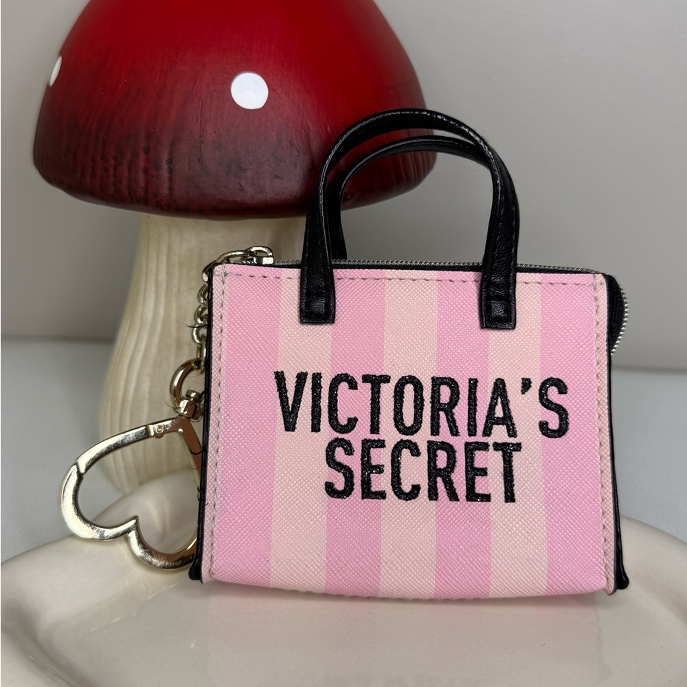 Victoria's Secret Pink Striped Mini Bag